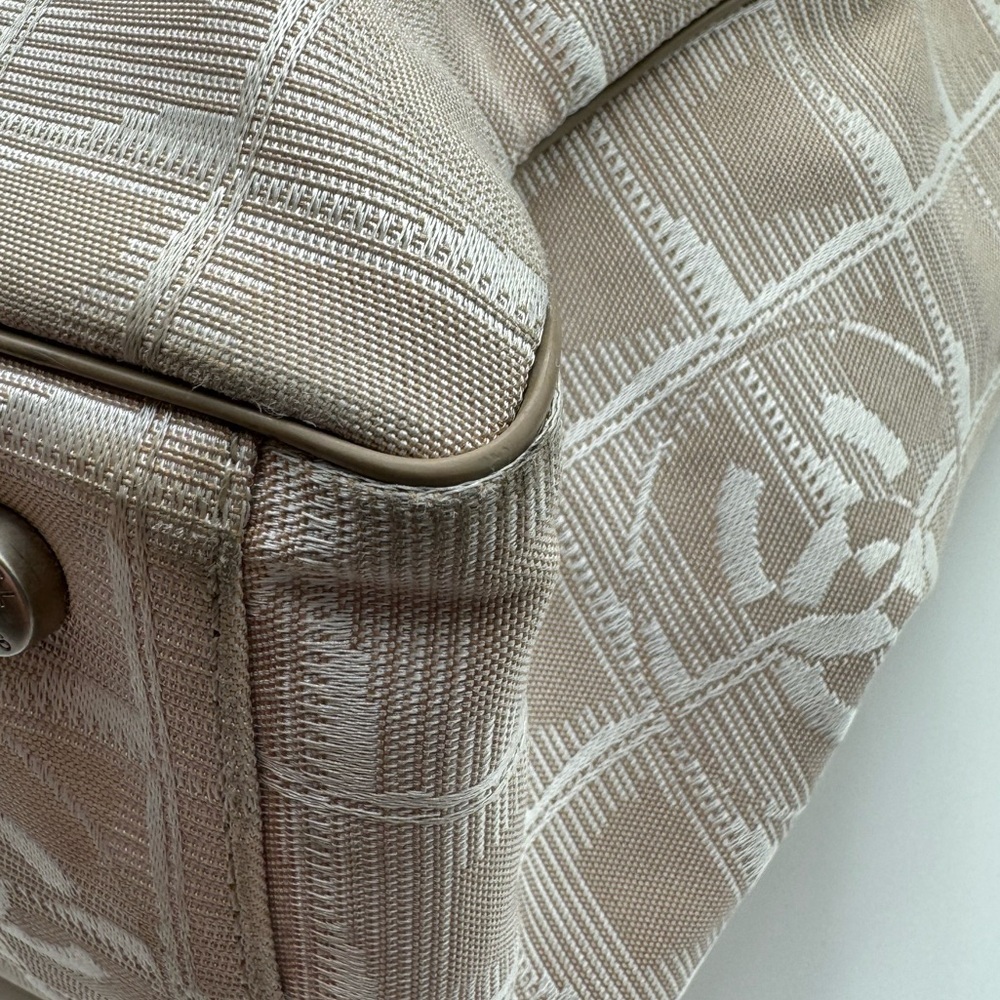 Chanel-Authentic- Travel Line Tote Bag Pink Blush - Picture 10 of 16